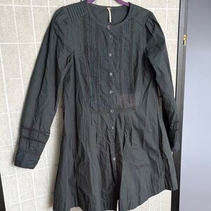 Free People dark green dress s/p